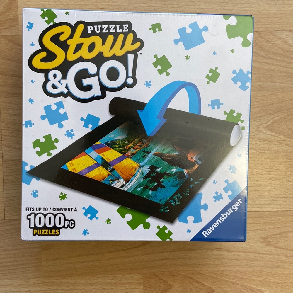 Ravensburger puzzle stow and go storage.  Brand new.